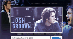 Desktop Screenshot of joshgrobantourdates.com